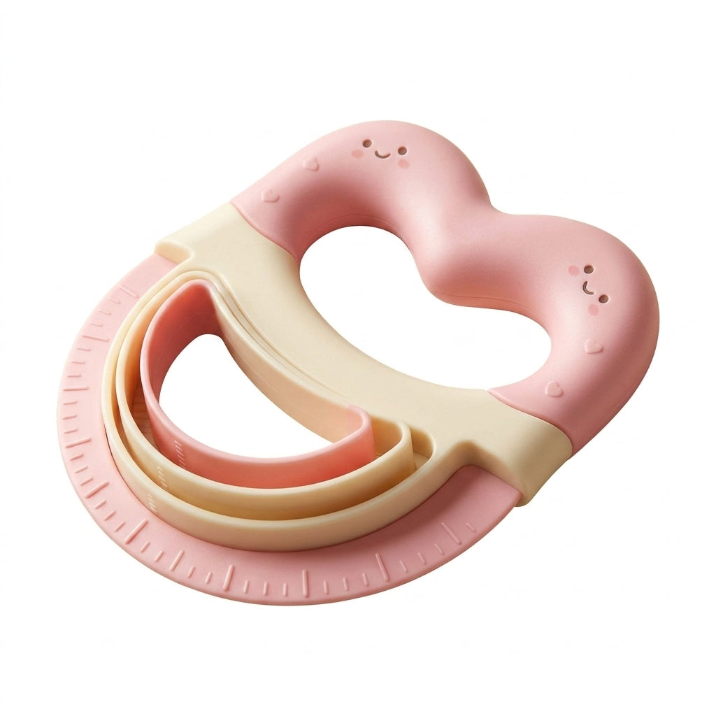 Hieankd™ Innovative Multi-Cutter & Measuring Tool - Cute Heart-Shaped Pastry Cutter, Nested Cookie & Dough Cutter Set with Built-In Ruler, Ergonomic Easy-Grip Baking Accessories for Pie Crust, Fondant & Cookies