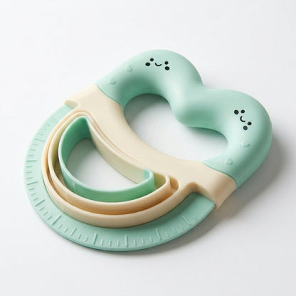Hieankd™ Innovative Multi-Cutter & Measuring Tool - Cute Heart-Shaped Pastry Cutter, Nested Cookie & Dough Cutter Set with Built-In Ruler, Ergonomic Easy-Grip Baking Accessories for Pie Crust, Fondant & Cookies